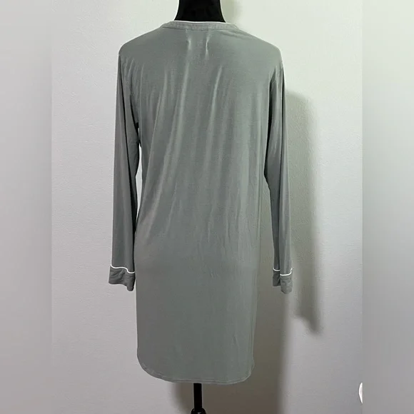 UGG Long Sleeve Modal Midi Nightgown - S - Picture 3 of 5
